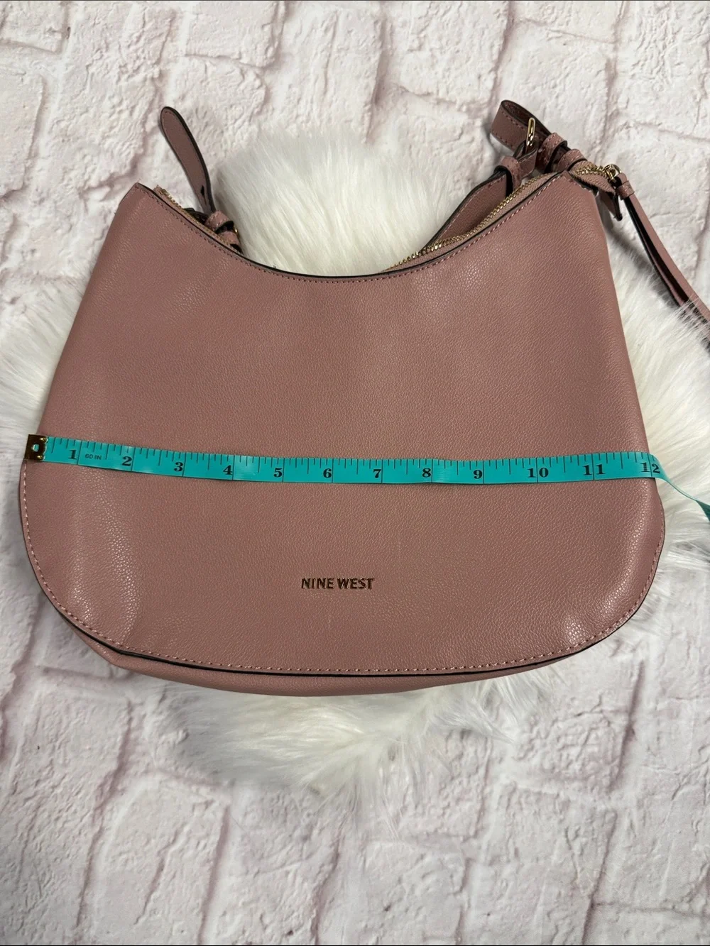 Nine West Dusty Rose Shoulder Hobo Bag